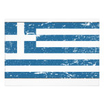 Vintage Greece Flag Personalized Invites