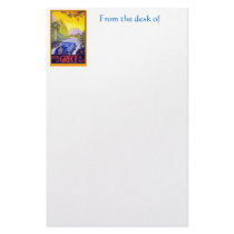 Vintage Greece Travel Poster on Cards & Notecards Stationery