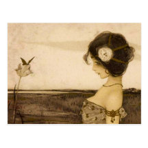 Vintage Greek Virgin Post Card