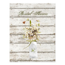 vintage green country wedding bridal shower custom announcement