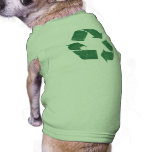 Vintage Green Recycle Sign pet clothing