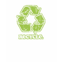 Vintage Green Recycle Sign t-shirts