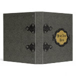 Vintage Grey Elegance binders
