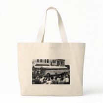 Vintage Greyhound Bus Canvas Bag