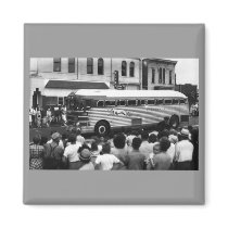Vintage Greyhound Bus Magnets