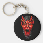 Vintage Growling Krampus Keychains