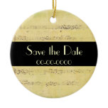 vintage, save the date decorations, rsvp, musical