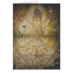 Vintage Grunge Buddha Greeting Cards