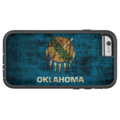 Vintage Grunge Oklahoma Flag Tough Xtreme iPhone 6 Case