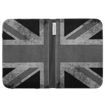 Vintage Grunge UK Flag Kindle Keyboard Case