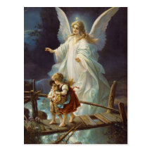 Vintage Guardian Angel Postcard