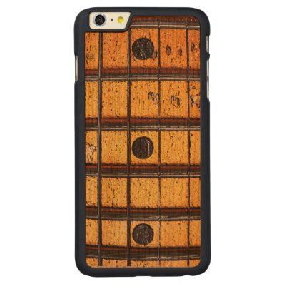 Vintage Guitar Frets Carved® Cherry iPhone 6 Plus Case