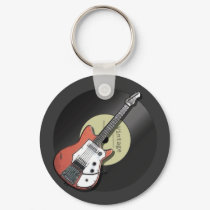 Vintage Guitar keychains by Specialeetees Vintage Guitar keychains