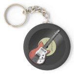 Vintage Guitar Key Chain