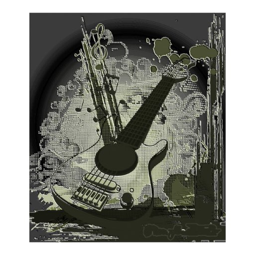 Vintage Guitar Music Poster Zazzle