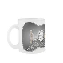 Vintage Guitar with Sheet Music  - Mug