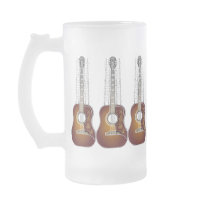 Vintage Guitar with Sheet Music - Mug
