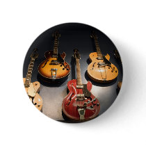 Vintage Guitars Pinback Buttons