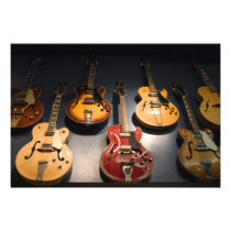 Vintage Guitars Photographic Print