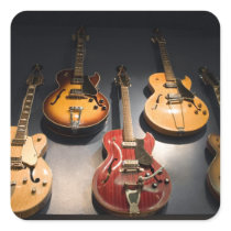 Vintage Guitars Stickers