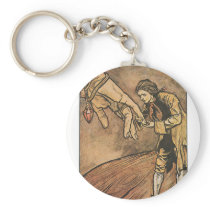 Vintage Gulliver's Travels by Arthur Rackham Keychains