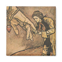 Vintage Gulliver's Travels by Arthur Rackham Fridge Magnet