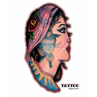gypsy tattoo. Vintage Gypsy Tattoo Tshirt by