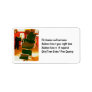 Vintage Hair Salon Personalized Address Label