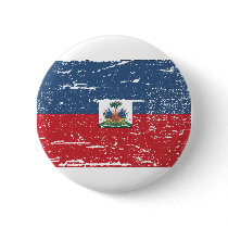 Vintage Haiti Flag Button