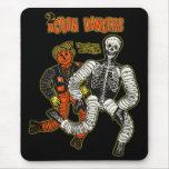 Vintage Halloween Action Dancers Mousepad