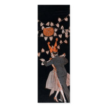Vintage Halloween Bookmark Business Card Templates