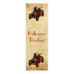 Vintage Halloween bookmark Business Cards