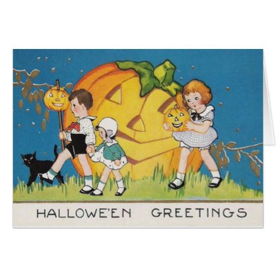 vintage Halloween card