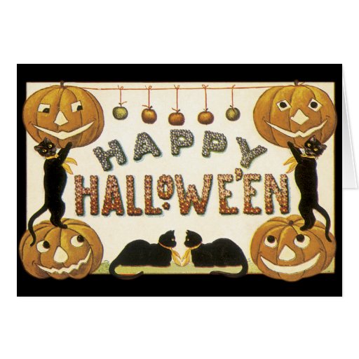 Vintage Halloween Card