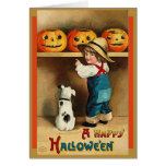 Vintage Halloween card