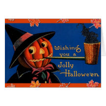 Vintage Halloween Card