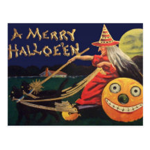 Vintage Halloween Card Post Card