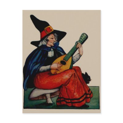 Vintage Halloween Card postcards