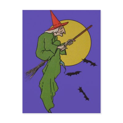Vintage Halloween Card postcards