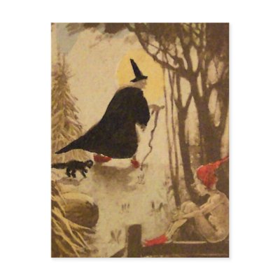 Vintage Halloween Card postcards