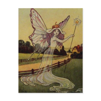 Vintage Halloween Card postcards