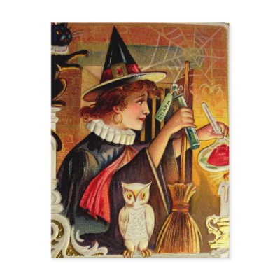 Vintage Halloween Card postcards