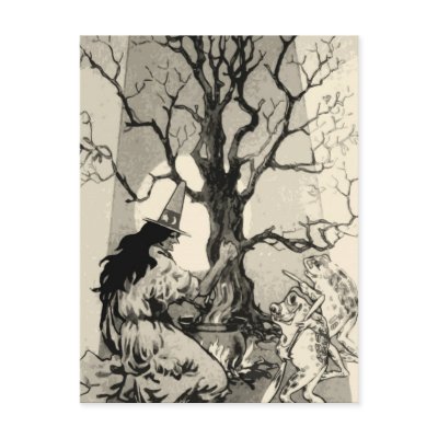 Vintage Halloween Card postcards