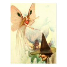 Vintage Halloween Card Postcard