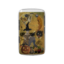 Vintage Halloween Collage Blackberry Bold Case