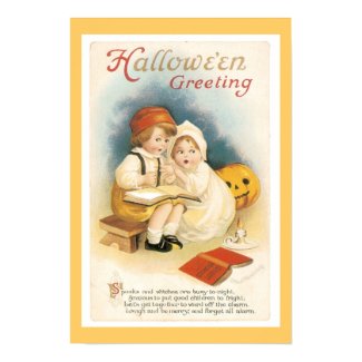 Vintage Halloween Fine Print print
