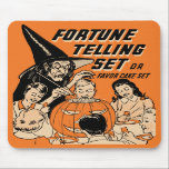 Vintage Halloween Fortune Telling Set Mousepad mousepads