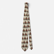 Vintage Halloween Girl on Jack o'Lantern Neck Tie