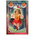 Vintage - Halloween Girl with Mask t-shirts by MyOtherPlanet Vintage - Halloween Girl with Mask t-shirts
