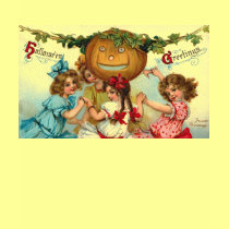 Vintage Halloween Girls Kid's Tees t-shirts